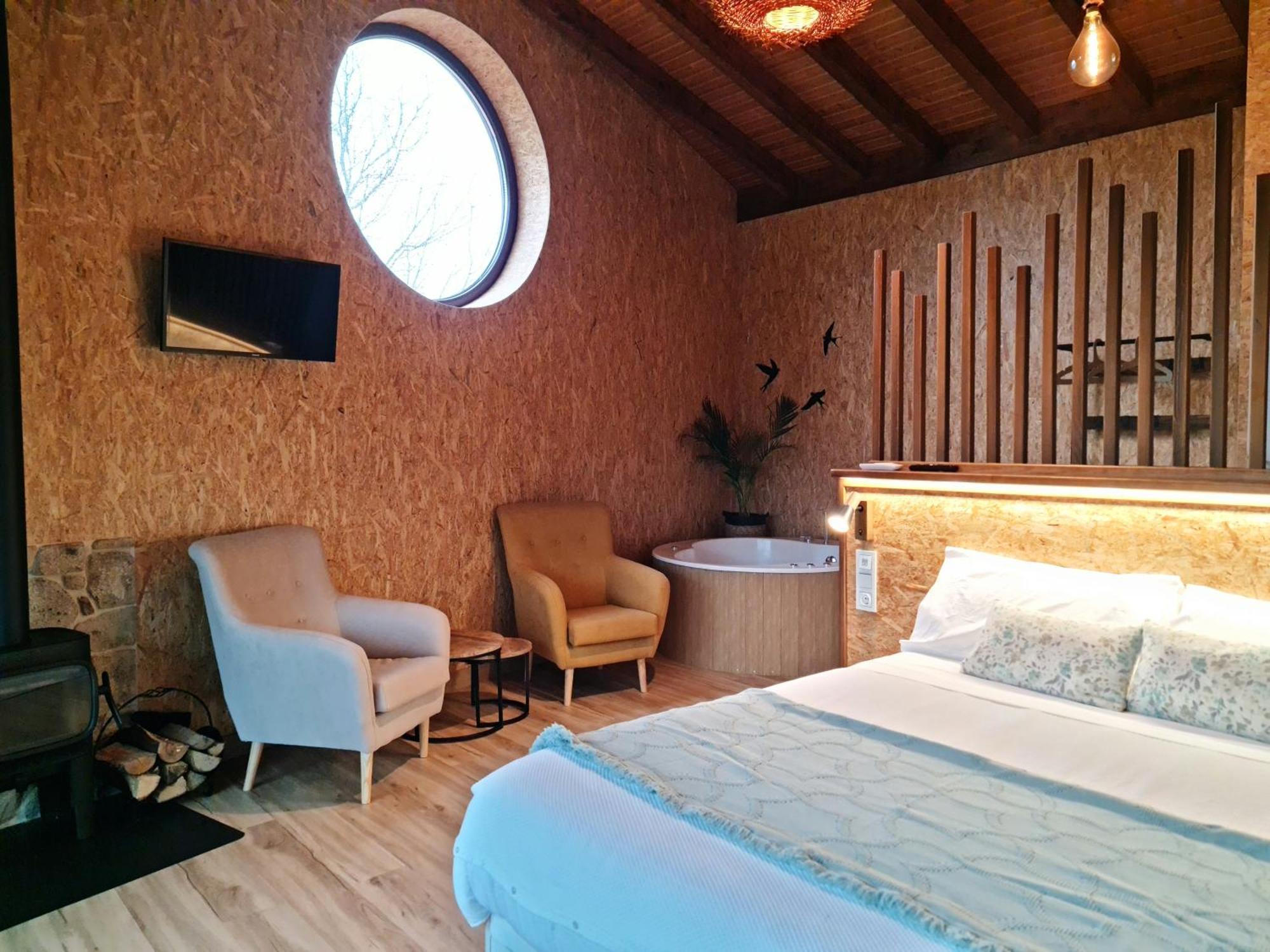 Remanso De Trasfontao Casa Das Arbores & Bubble Silleda Bagian luar foto